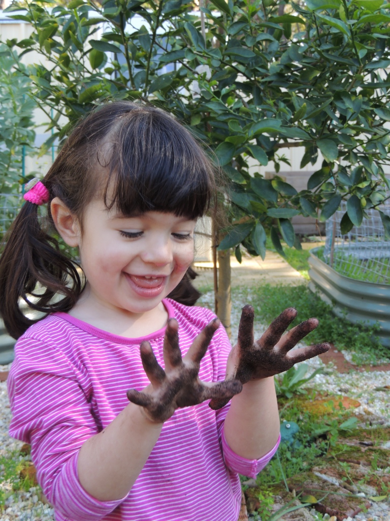 Getting your hands dirty in the garden